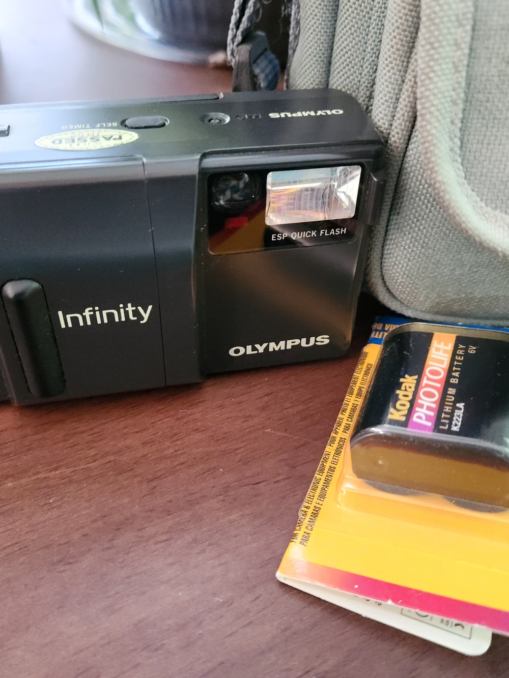 Olympus Infinity Compact Film Camera - Black